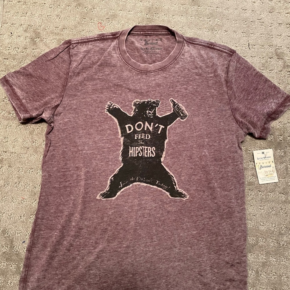 Lucky Brand “Don’t Feed the Hipsters T-shirt